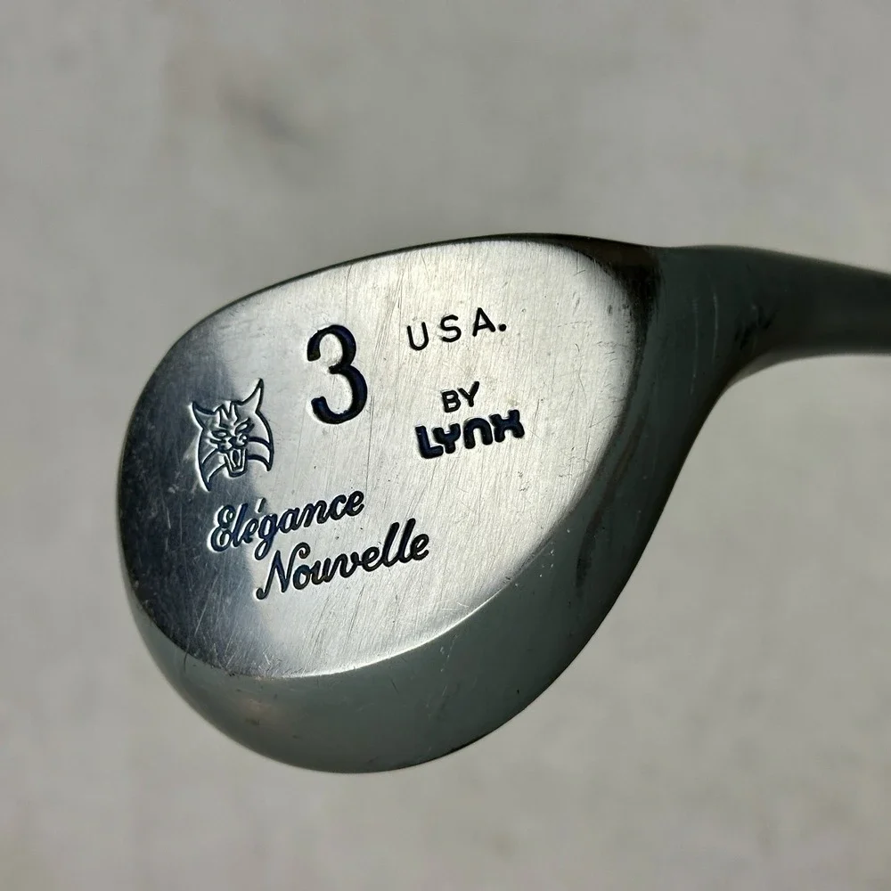 2 VTG Lynx Elegance Nouvelle Golf Clubs #1 Driver #3 Fairway Wood Rare Made USA